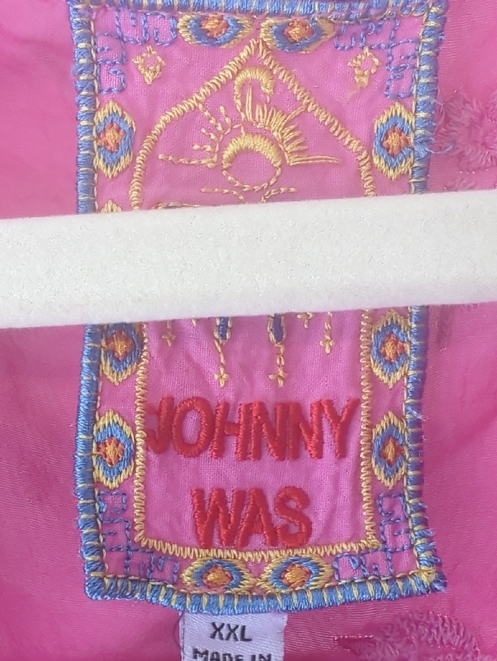 Johnny Was Audrey Mandarin Collar Shirt - Picture 2 of 10